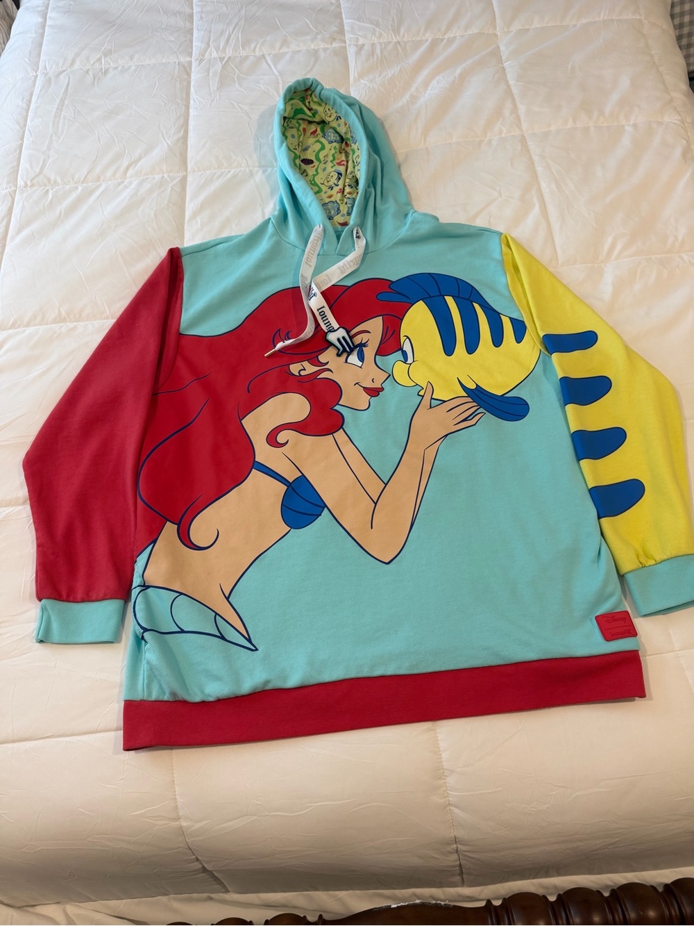 Loungefly Disney Little Mermaid 35th Anniversary Ariel & Flounder XL